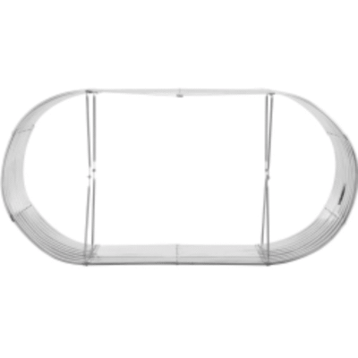 owalna metalowa grządka podwyższona wzmocnienia