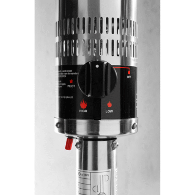 Srebrna lampa grzewcza