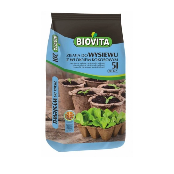 podłoże do wysiewu z włóknem kokosowym 5l