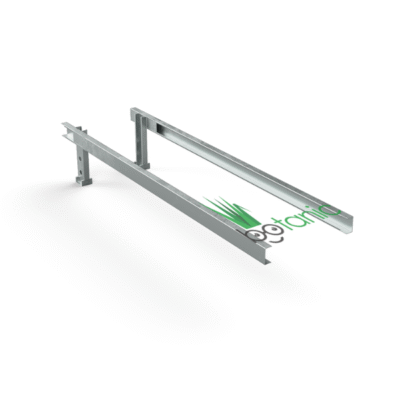 fundament ocynkowany do szklarni botanic moduł 2m z kotwami