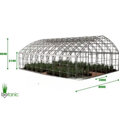 szklarnia botanic rolnik 8m pro