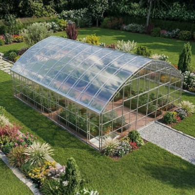 szklarnia botanic rolnik 8m wizualizacja