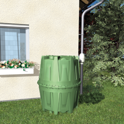 zbiornik na deszczówke herkules 1600l montaż naziemny