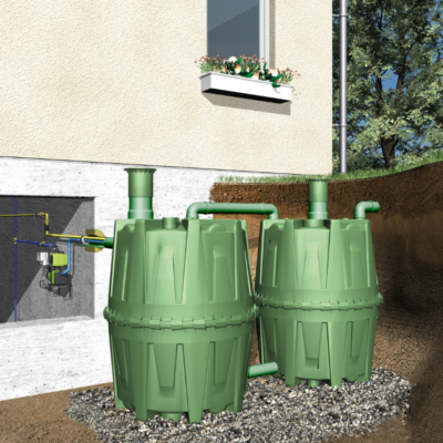 zbiornik na deszczówke herkules 1600l montaż podziemny