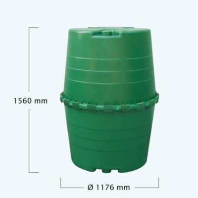 zbiornik na deszczówke Top 1300l wymiary