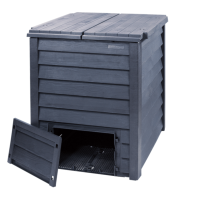 Komostownik Thermo-Wood ciemnobrązowy z podstawą przeciwko szkodnikom