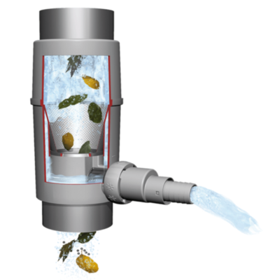 Zbieracz wody deszczowej Pro przekrój