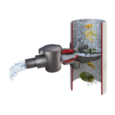 Zbieracz wody deszczowej Speedy przekrój