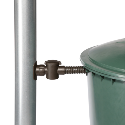 Zbieracz wody deszczowej Speedy zamontowany