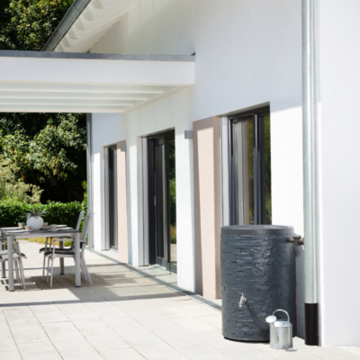 Zbiornik na deszczówkę Muro 420l grafitowy