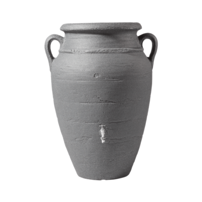 Zbiornik na deszczówkę Antique Amfora 250l z donicą szary