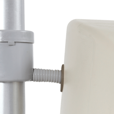 Zbiornik na deszczówkę Elegance 400l podłączony do rynny