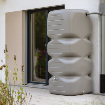 Zbiornik na deszczówkę GRAF Cubus 1000l szary