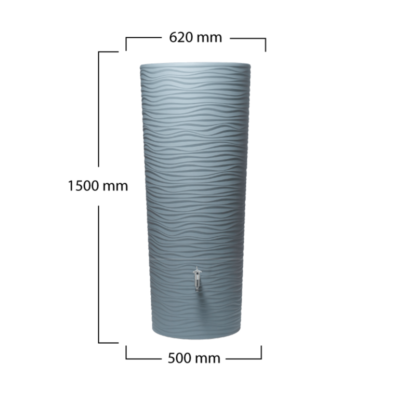 Zbiornik na deszczówkę Natura 2w1 350l wymiary