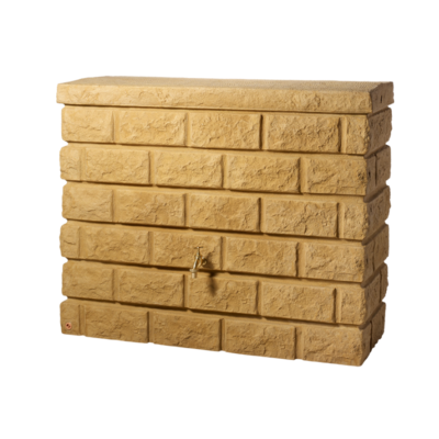 Zbiornik na deszczówkę Rocky 400l przyścienny piaskowy