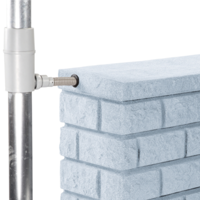 Zbiornik na deszczówkę Rocky Junior 300l podłączony do rynny