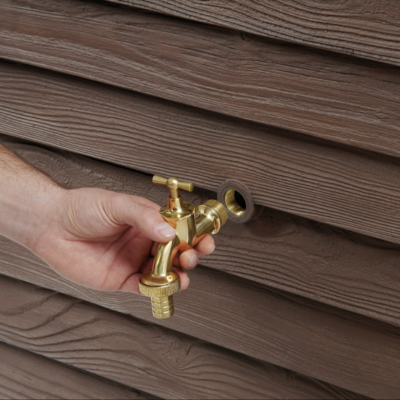 Zbiornik na deszczówkę Woody 350l przyścienny montaż kranika