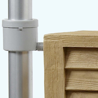 Zbiornik na deszczówkę Woody 350l przyścienny podłączony do rynny