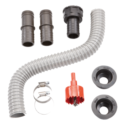 Flex Comfort - zestaw przyłącza 1 1/4" - elementy zestawu