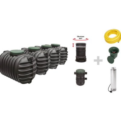 GRAF Cristal - podziemny system retencyjny do ogrodu 11200 l