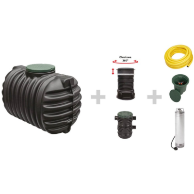 GRAF Cristal - podziemny system retencyjny do ogrodu 2800 l