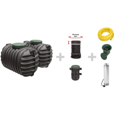GRAF Cristal - podziemny system retencyjny do ogrodu 5600 l