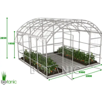 szklarnia botanic rolnik 4m pro